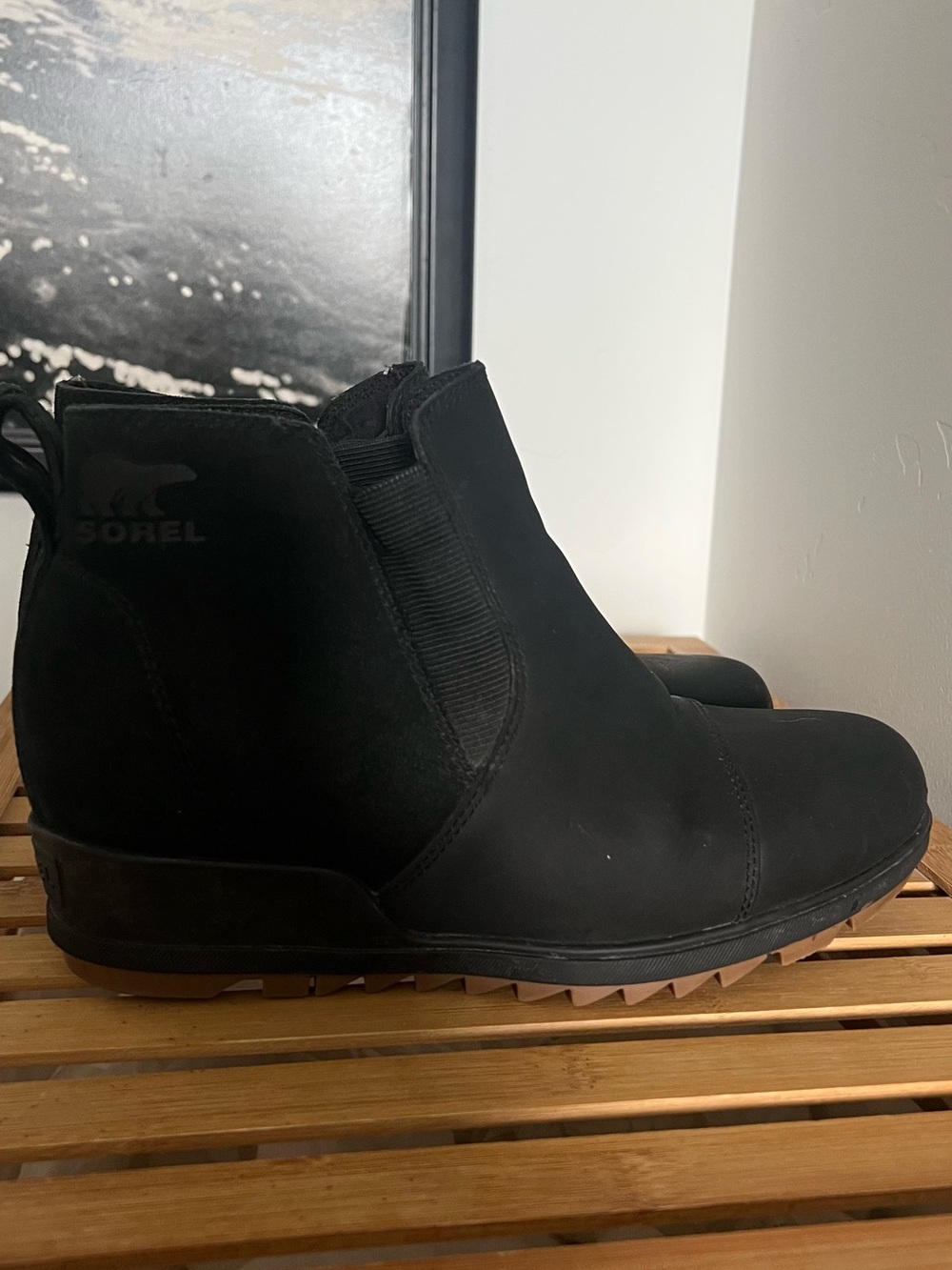 Sorel Woman’s Evie Pull-On waterproof boots, size 8